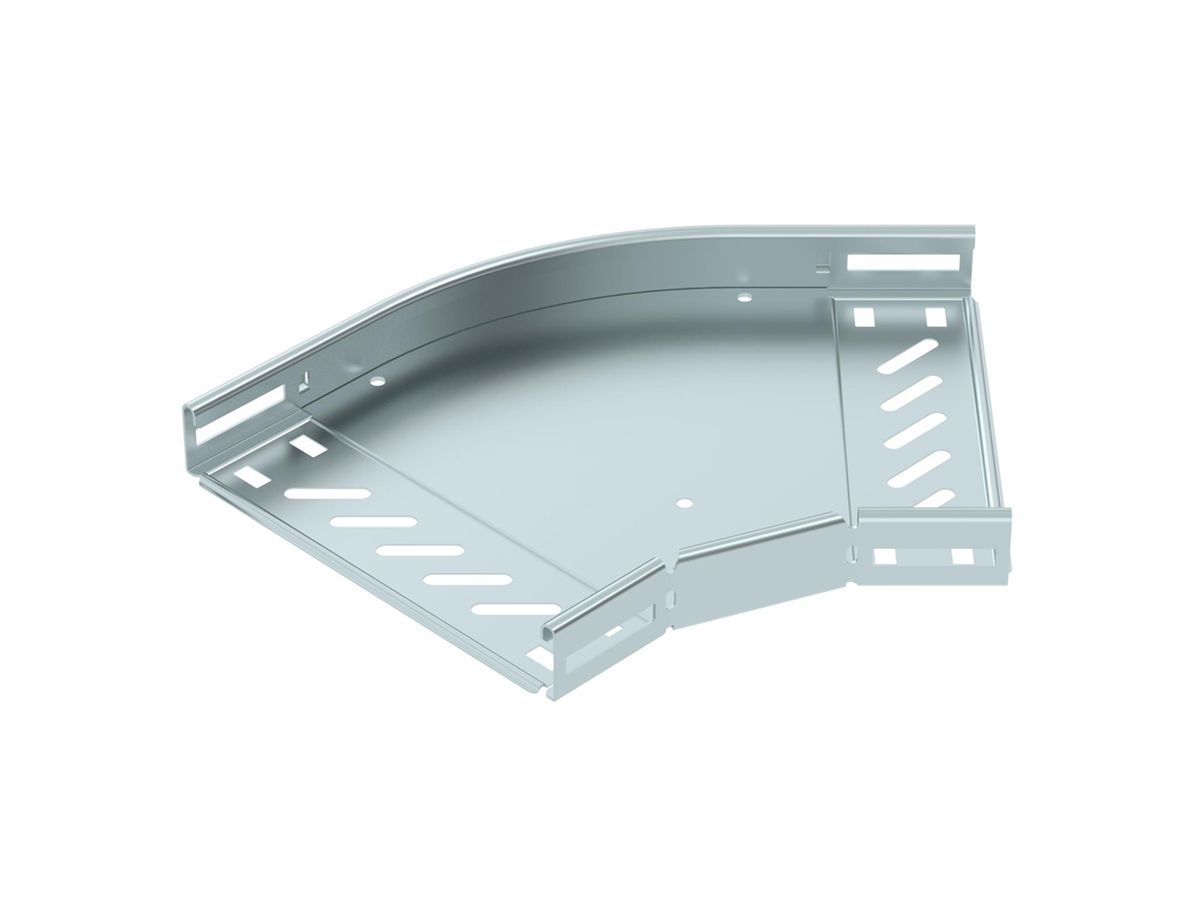 Bogen BET RB 45° 35×200mm Stahl bandverzinkt