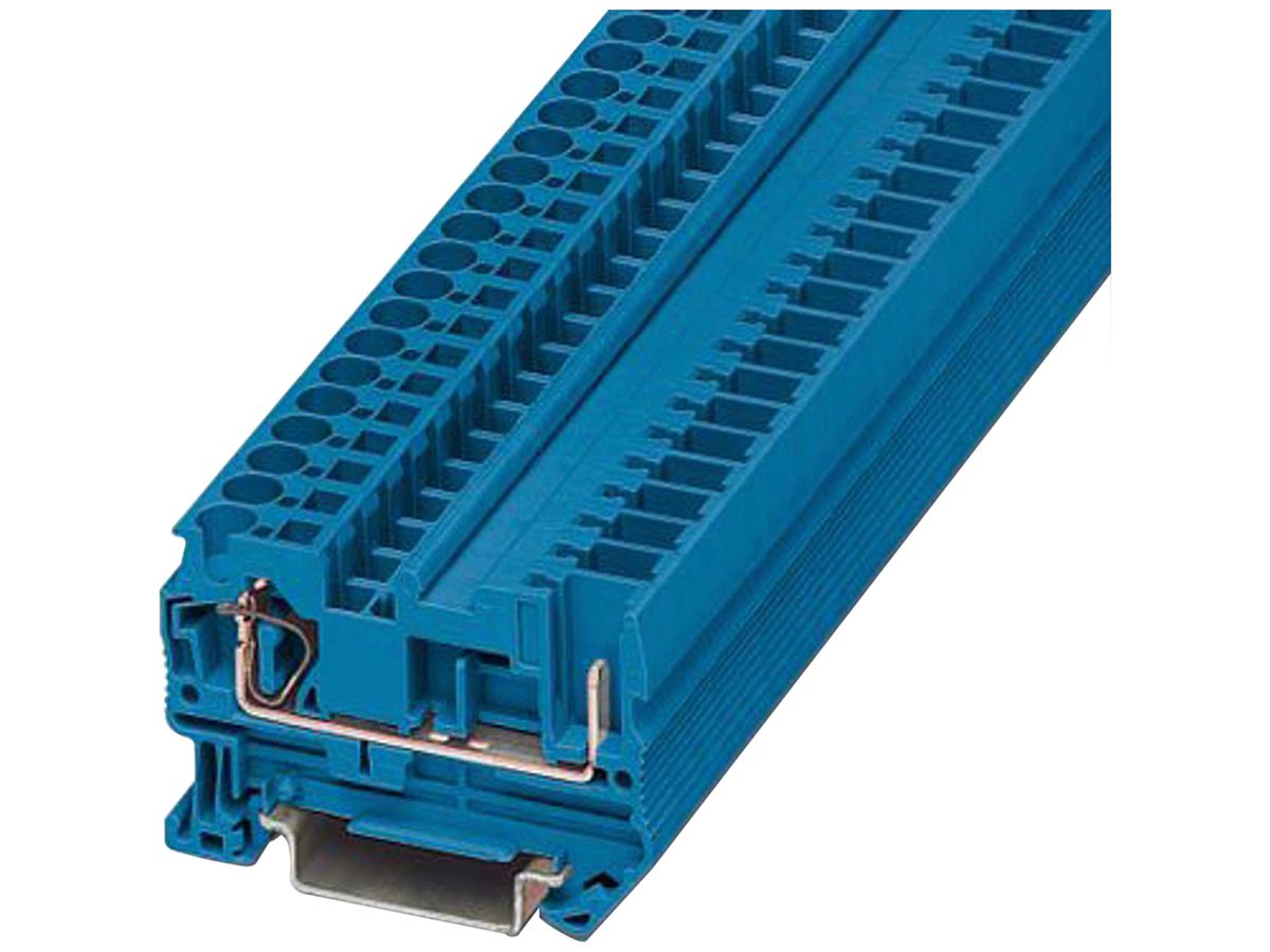 Durchgangsreihenklemme 0.08…6mm² blau ST 4/1P BU