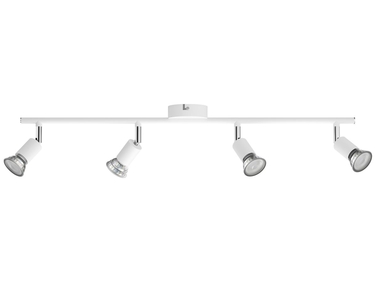 Spot Philips Limbali GU10 4×50W 694×130mm weiss