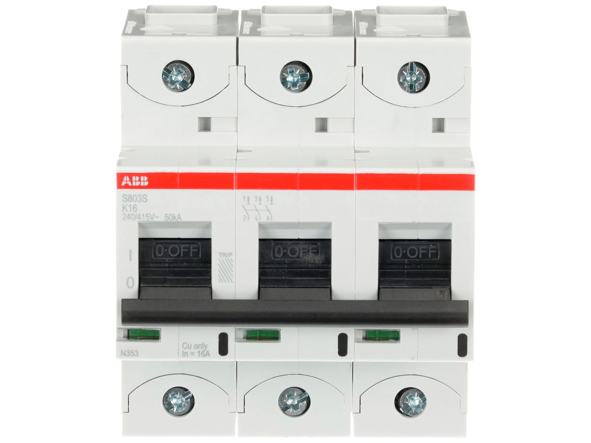 Leitungsschutzschalter ABB S803S-K 16A 50kA