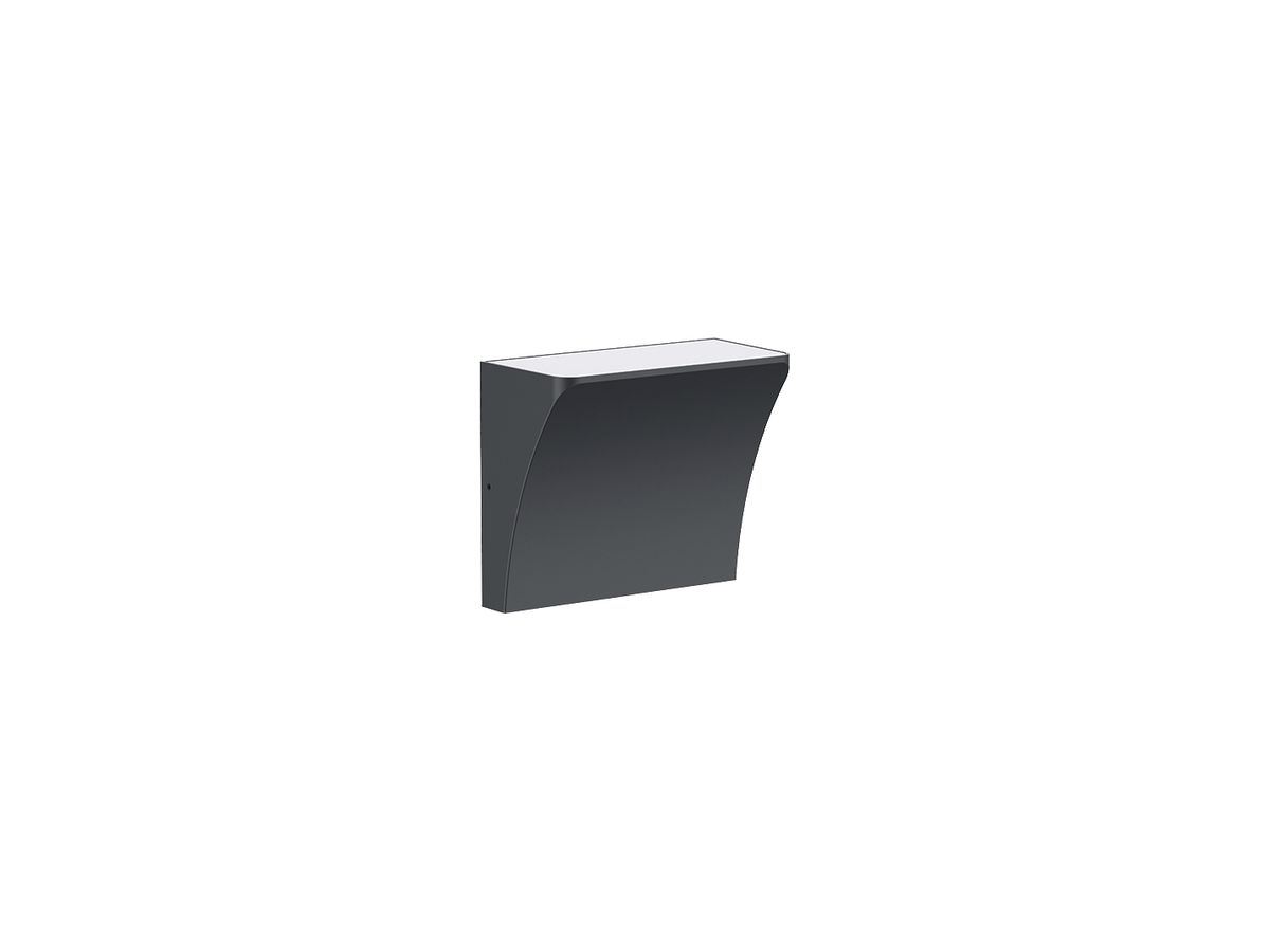 LED-Wandleuchte DOTLUX FLAME 8W 632lm 3000K IP65 direkt/indirekt 140×120mm sz