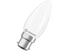 LED-Lampe LEDVANCE CLASSIC B B22d 3.4W 470lm 827 B10.5 mattiert Ø35×91mm