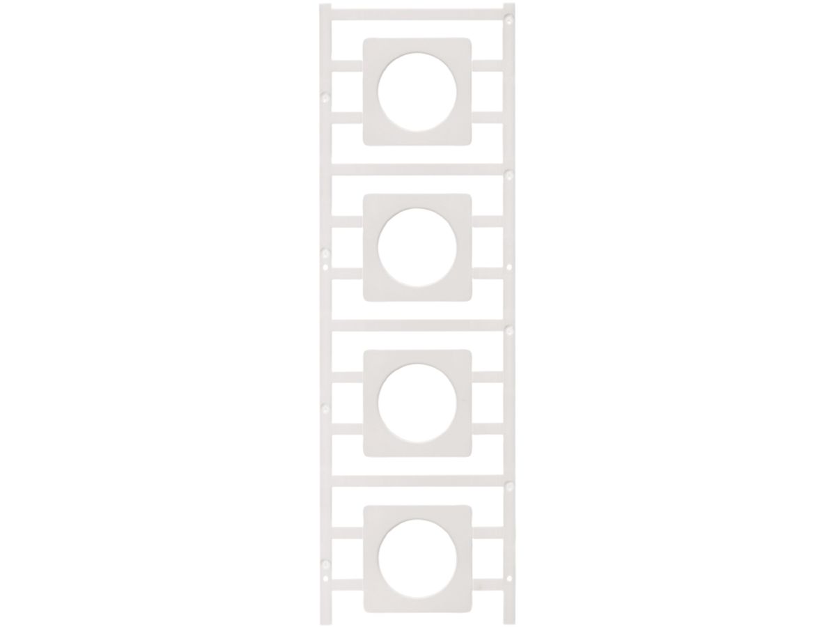 Gerätemarkierer Weidmüller MultiCard SM selbstklebend 42×42mm PA66 weiss