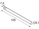 LED-Feuchtraumleuchte SLV WATERPROOF V 35W 4300lm 840 IP65 1250mm weiss