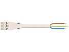 Anschlussleitung WAGO 3×1.5mm² Stecker-freies Ende 5m weiss