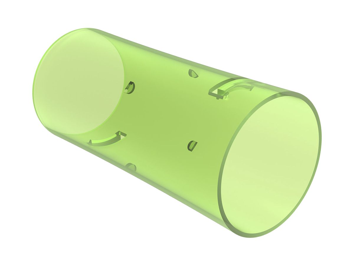 Verbindungsmuffe Spotbox M50 grün-transparent