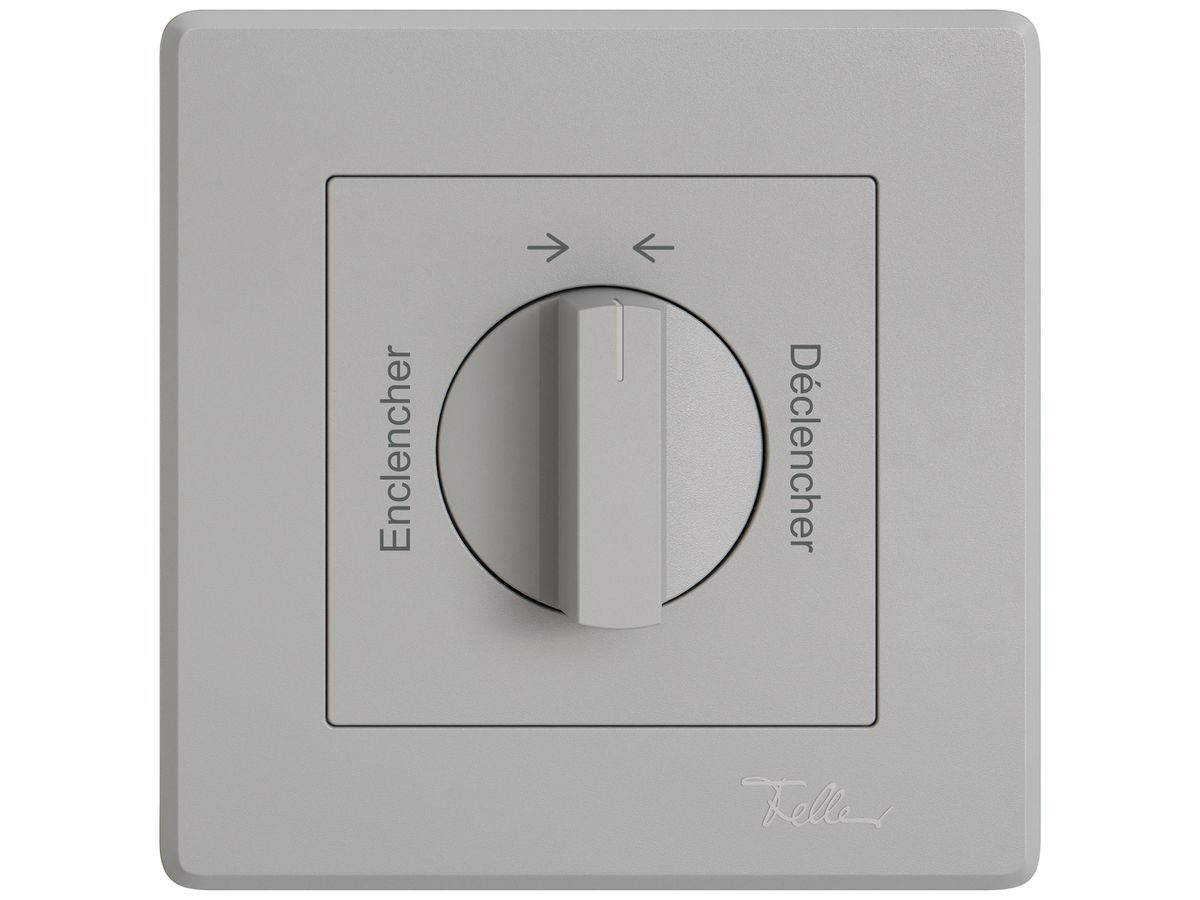 UP-Montageset EDIZIO.liv SNAPFIX® f.Drehschalter m.Griff Encl.→ ← Décl.hgu