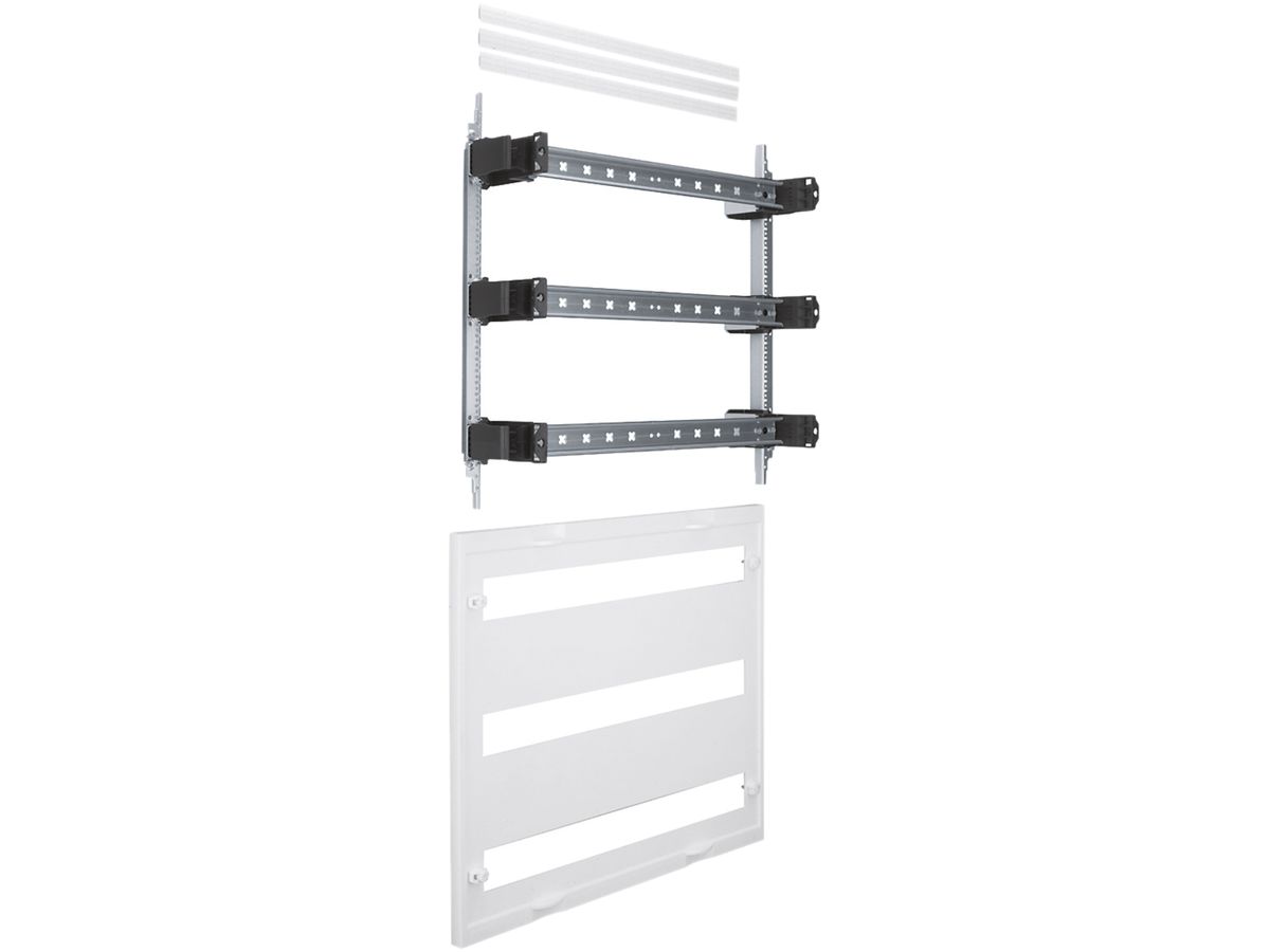 Baustein Hager univers N 450×500mm für Reiheneinbaugeräte waagrecht 3×24 PLE