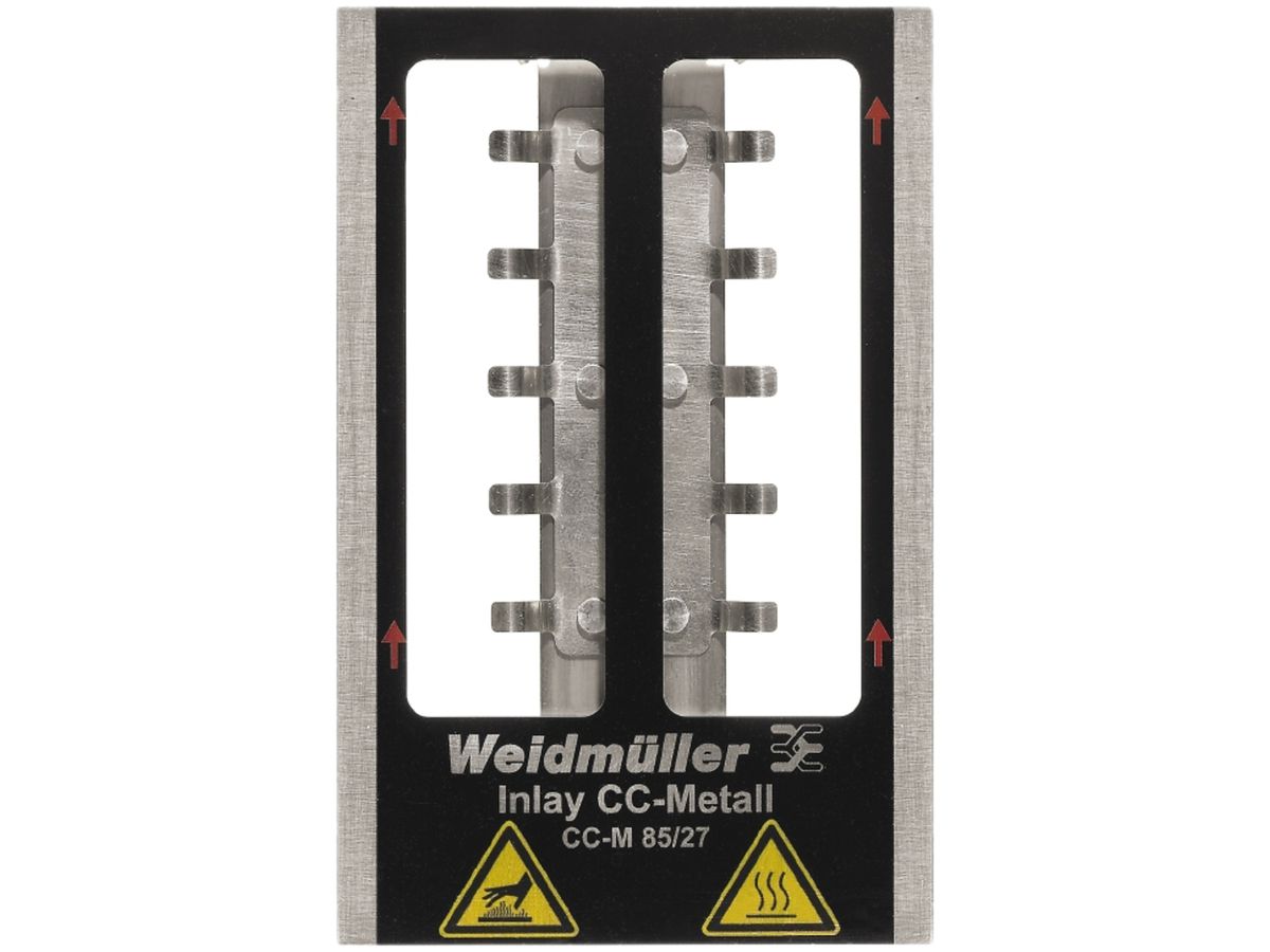 Inlay Weidmüller MetalliCard INLAY CC-M 85/27 für Gerätemarkierung