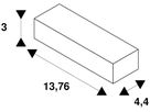 LED-Betriebsgerät SLV 21…29.4W 55V 500…700mA DIM 137.6×44×30mm