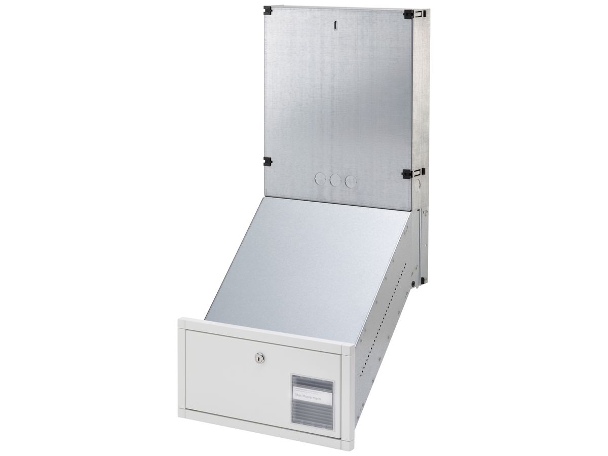Briefkasten Siedle Classic 1× 293×467×290mm silber