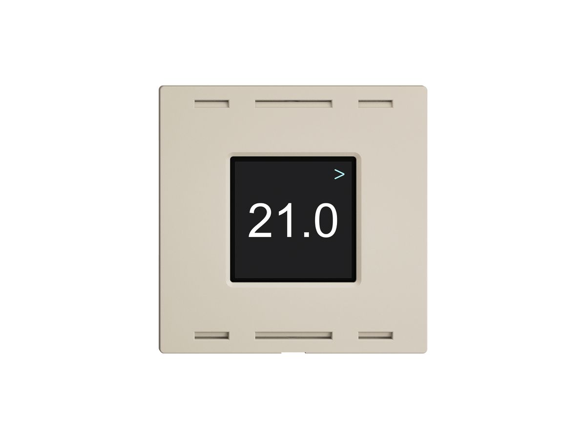 Bedienaufsatz zu Raumtemperatursensor EDIZIOdue Wiser crema