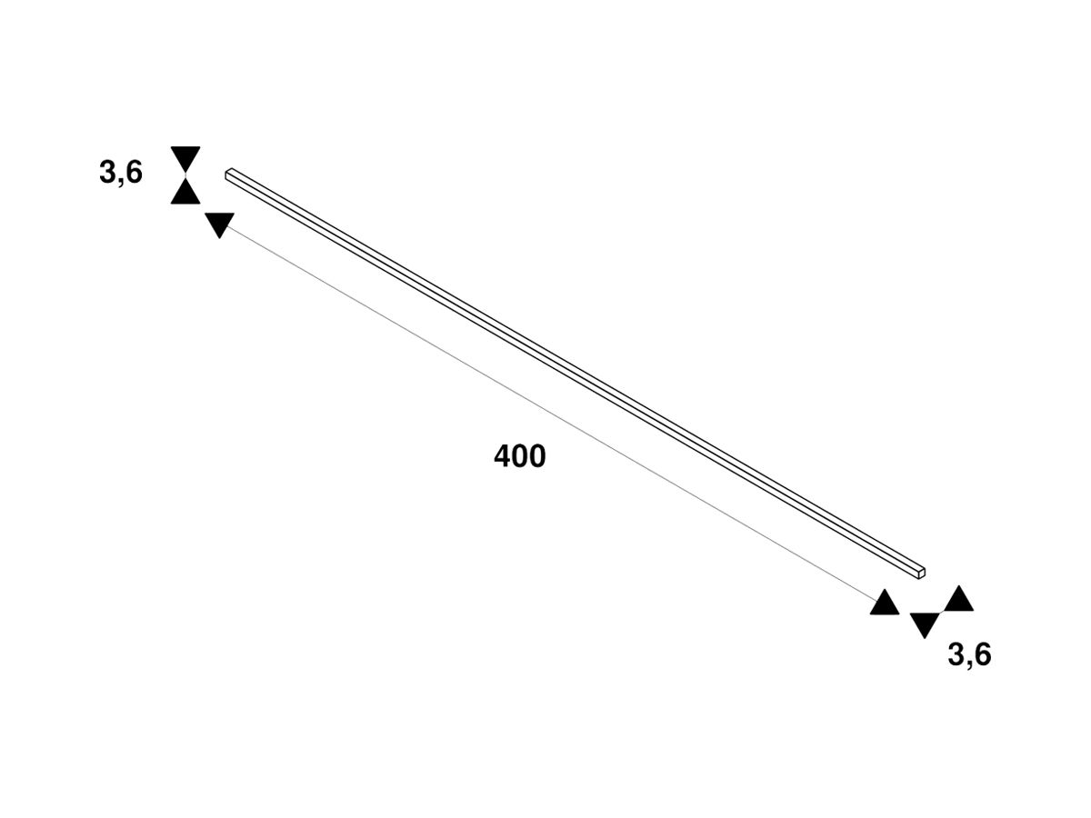 AP-Stromschiene SLV S-TRACK DALI 3-phasig, 4m, schwarz