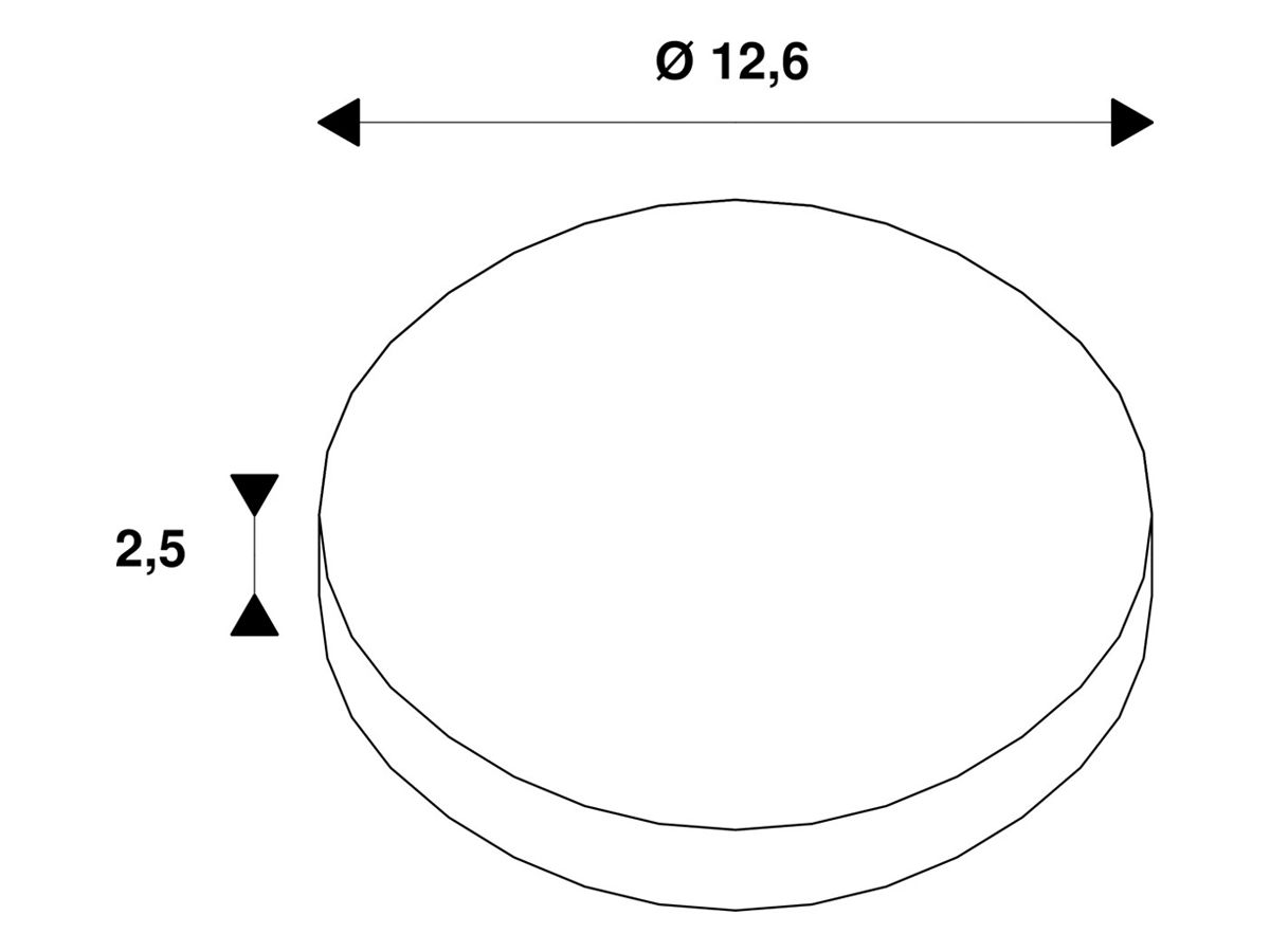 Reflektor SLV NUMINOS XL Kunststoff Ø126mm kupfer