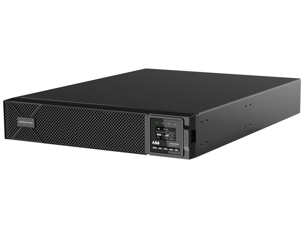 USV-Anlage ABB PowerValue 11RT G3 LIB 1kVA 1L/1L 1000VA 18min Online