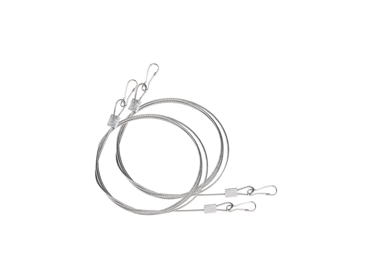 Sicherungsseil ESYLUX JUNA 1000mm Aluminium transparent