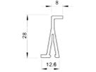 Trennwand Bettermann zu Installationskanal WDK 40×2000mm PVC