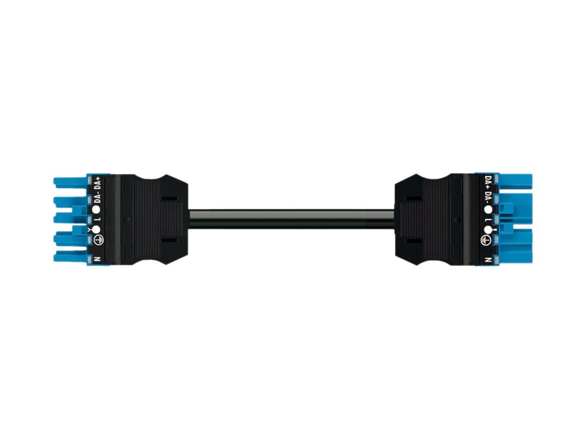 Verbindungsleitung MIDI 5×1.5mm² 16A 400V 2m Cod.I Buchse/Stecker blau Cca