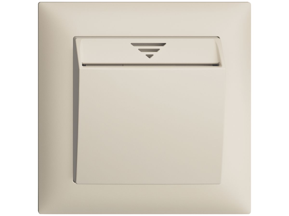 UP-KNX Hotelcard 1P EDIZIOdue crema