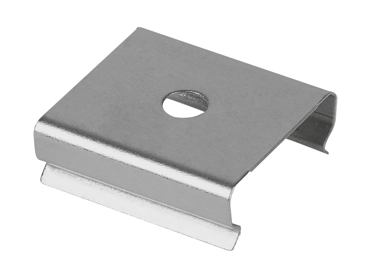 Montageclip LDV PF01/MB, zu Flansch-Profil PF01, silber