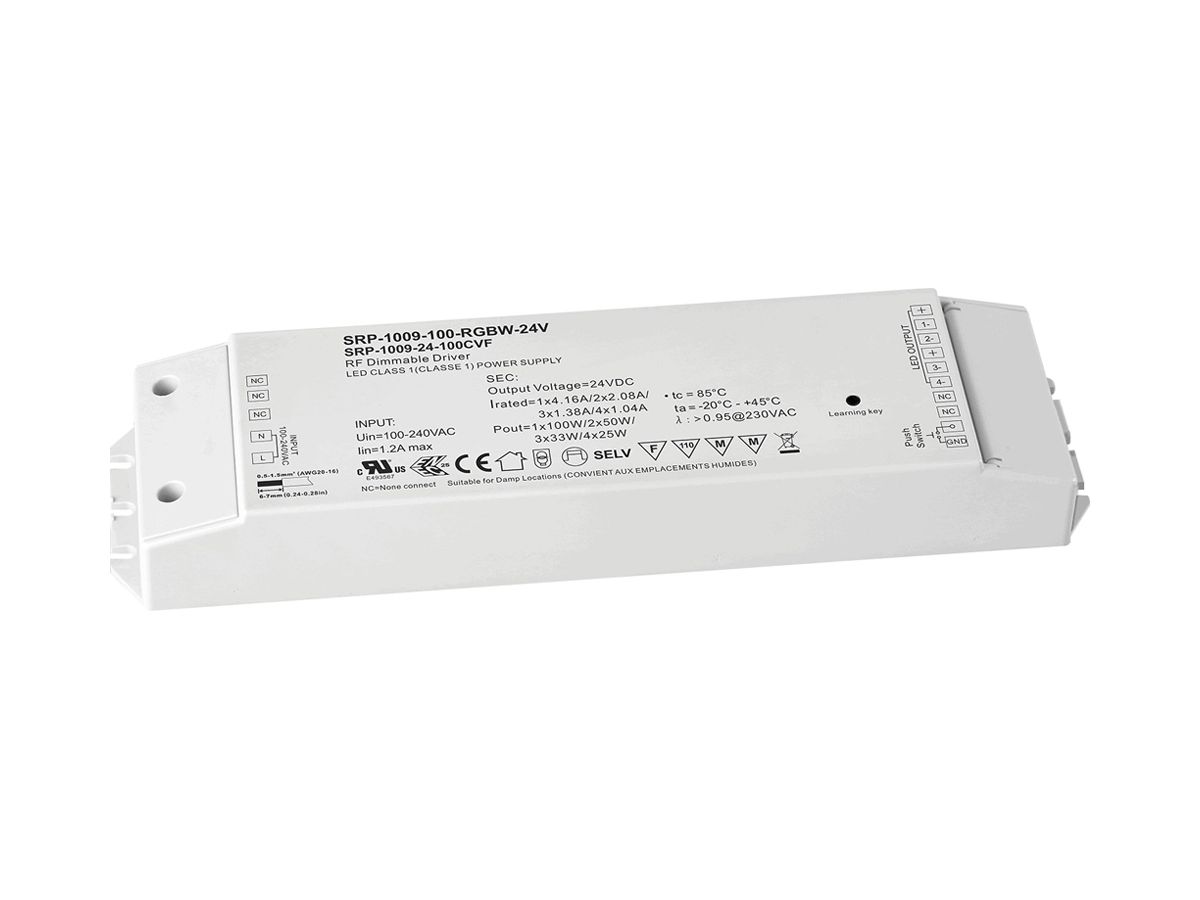 LED-Betriebsgerät SUNRICHER SRP-1009 0…100W 24V 0…4100mA DIM RGBW