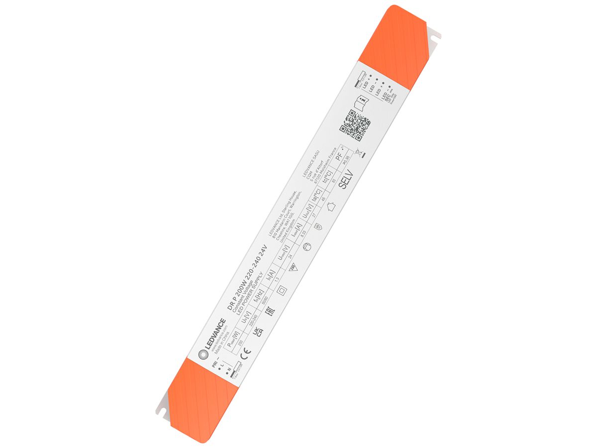 LED-Betriebsgerät LEDVANCE 200W OUT:24V 0…10400mA 346×45×32mm
