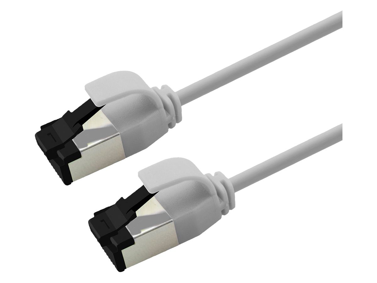 Patchkabel RJ45 ROLINE CAT8.1 U/FTP AWG32 1:1 LSZH weiss 2m