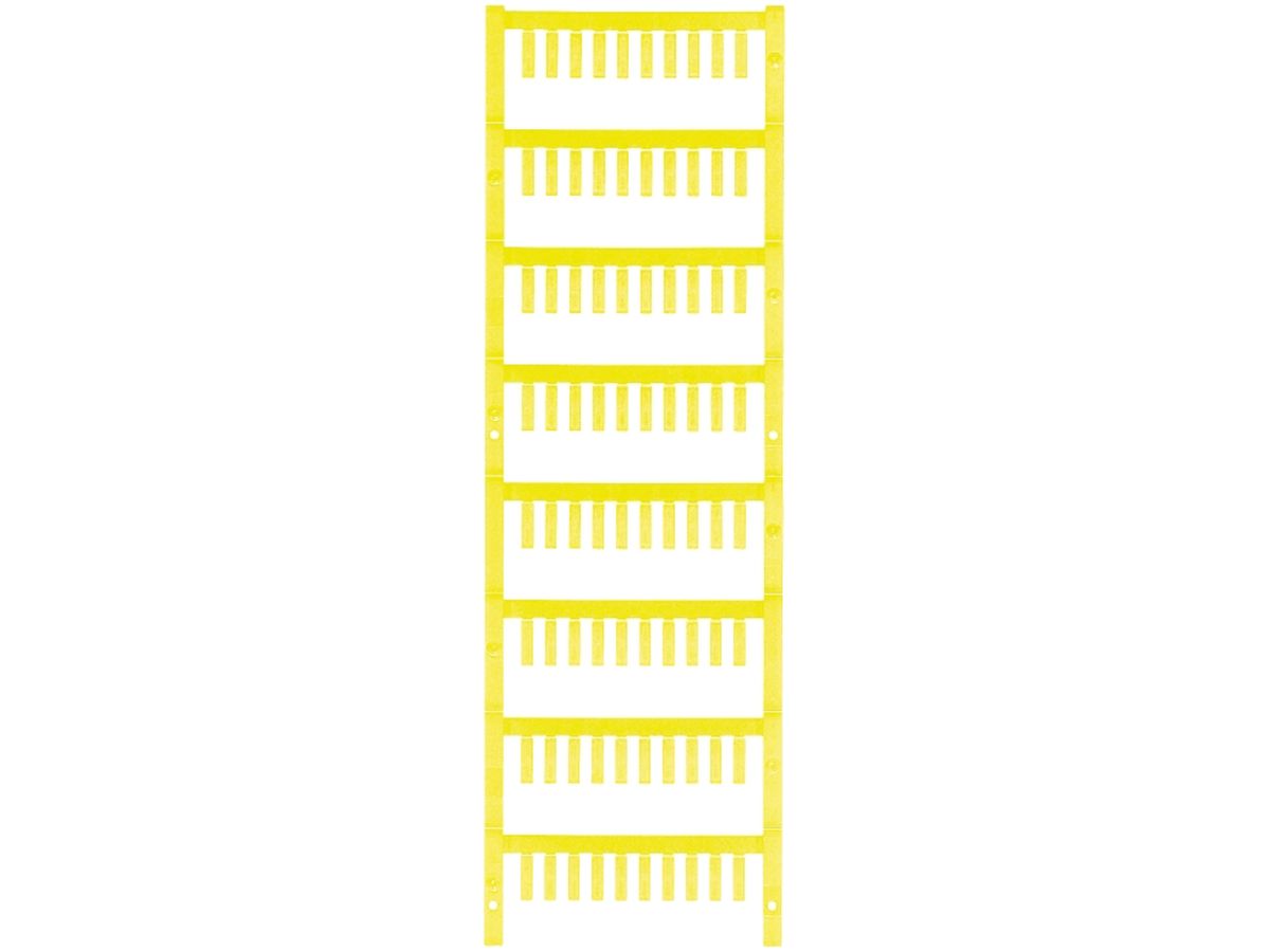 Leitermarkierer Weidmüller MultiCard SF für Ø1.7…2.1mm 12×3.2mm PA66 gelb
