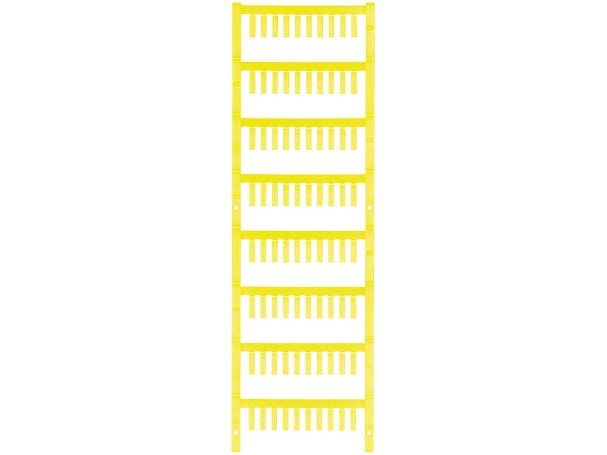 Leitermarkierer Weidmüller MultiCard SF für Ø1.7…2.1mm 12×3.2mm PA66 gelb