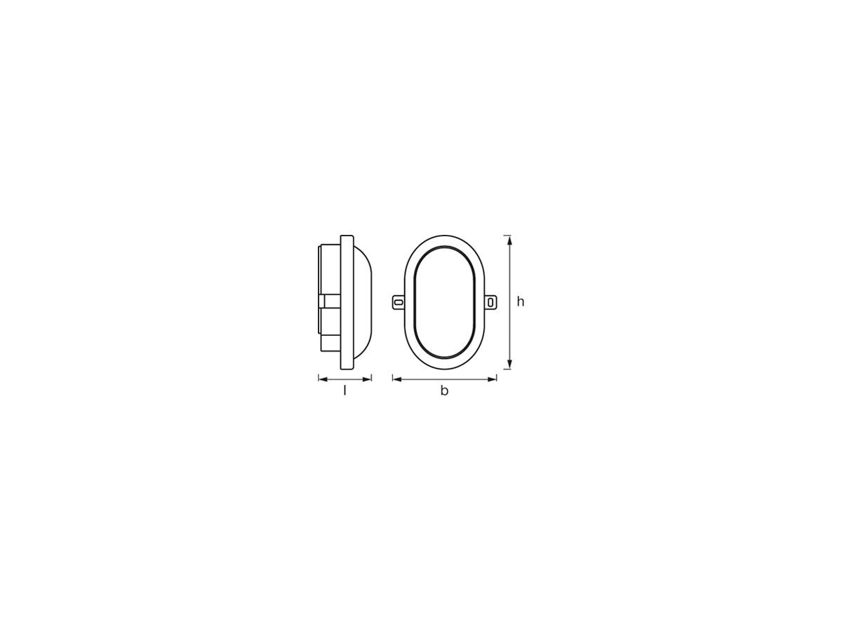LED-Decken-/Wandleuchte LDV LED BULKHEAD, 6W 4000K weiss