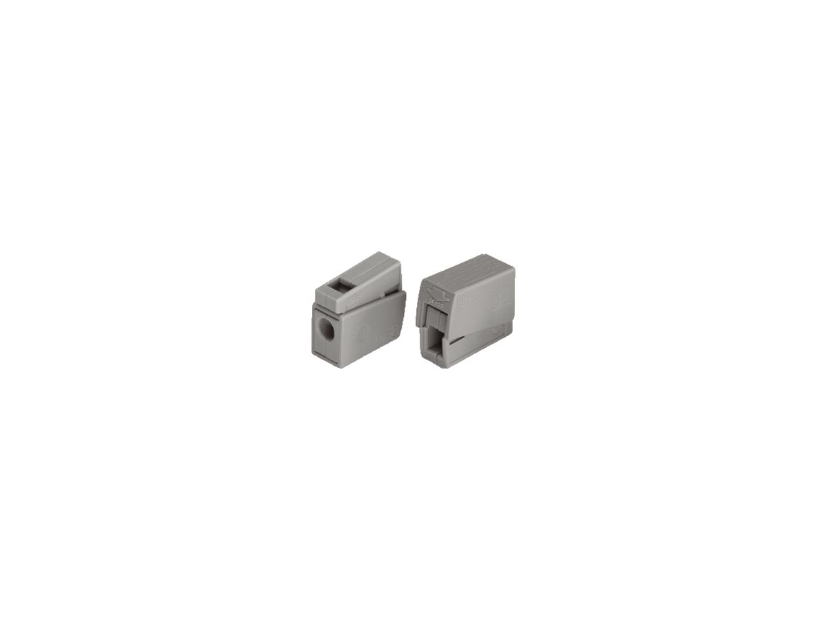 Leuchtensteckklemme WAGO 1…2.5mm²/0.5…2.5 grau