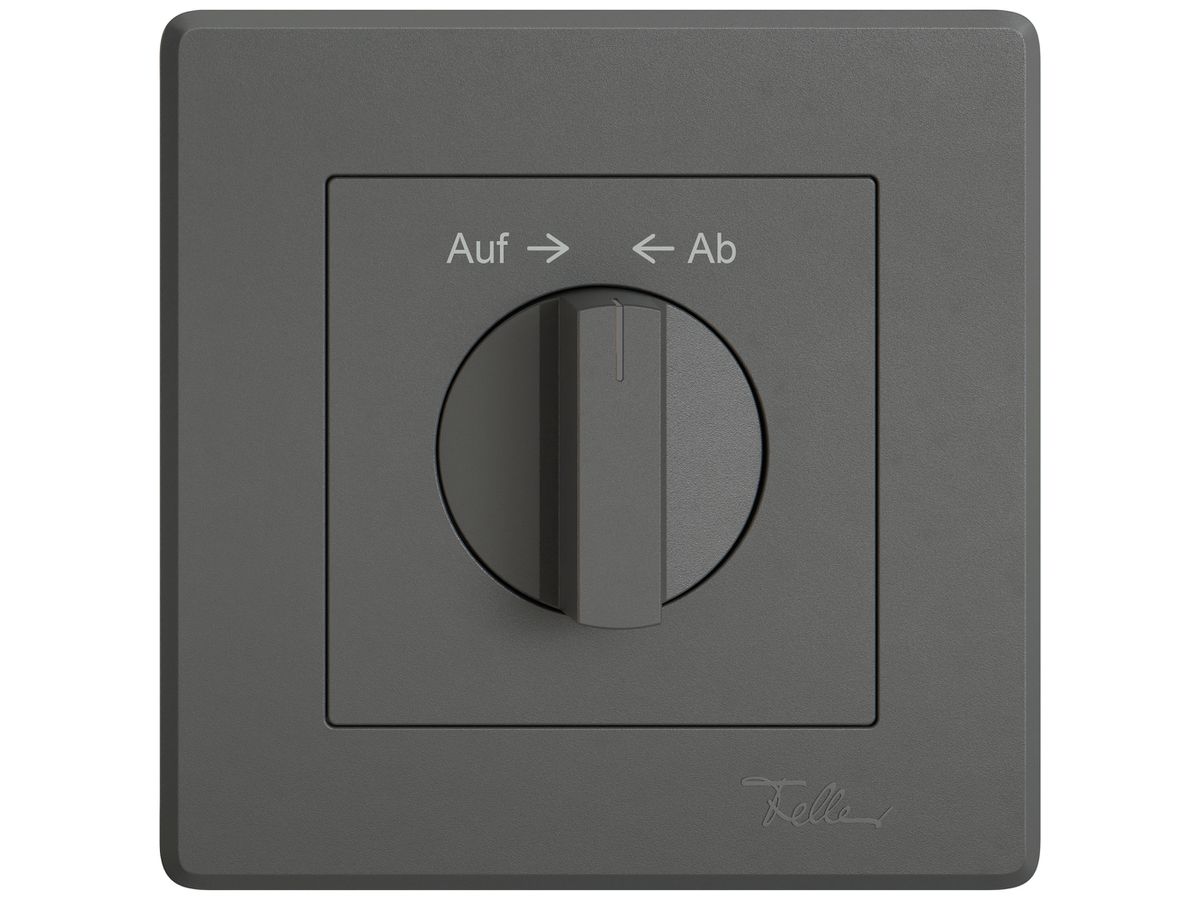 UP-Montageset EDIZIO.liv SNAPFIX® f.Drehschalter m.Griff Auf → ← Ab dgu