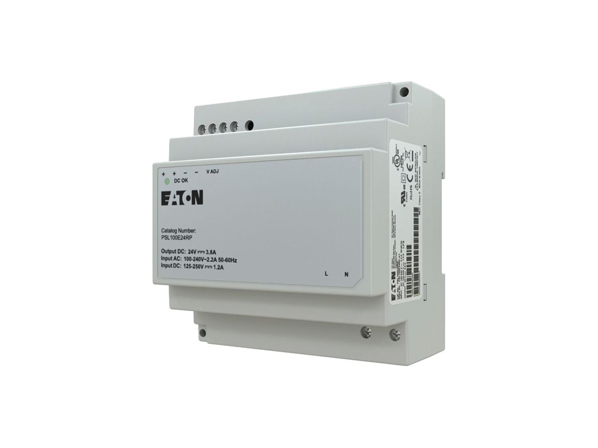 REG-Netzteil Eaton PSL100E24RP 90…264VAC/125…375VDC 24VDC 100W