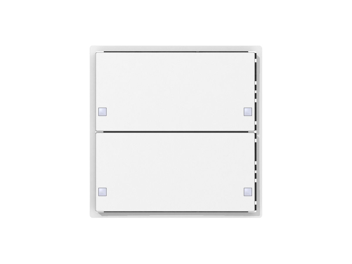 Aufsatz zu Tastsensor ABB SIDUS KNX Design ZE-Typ, 2/4, weiss