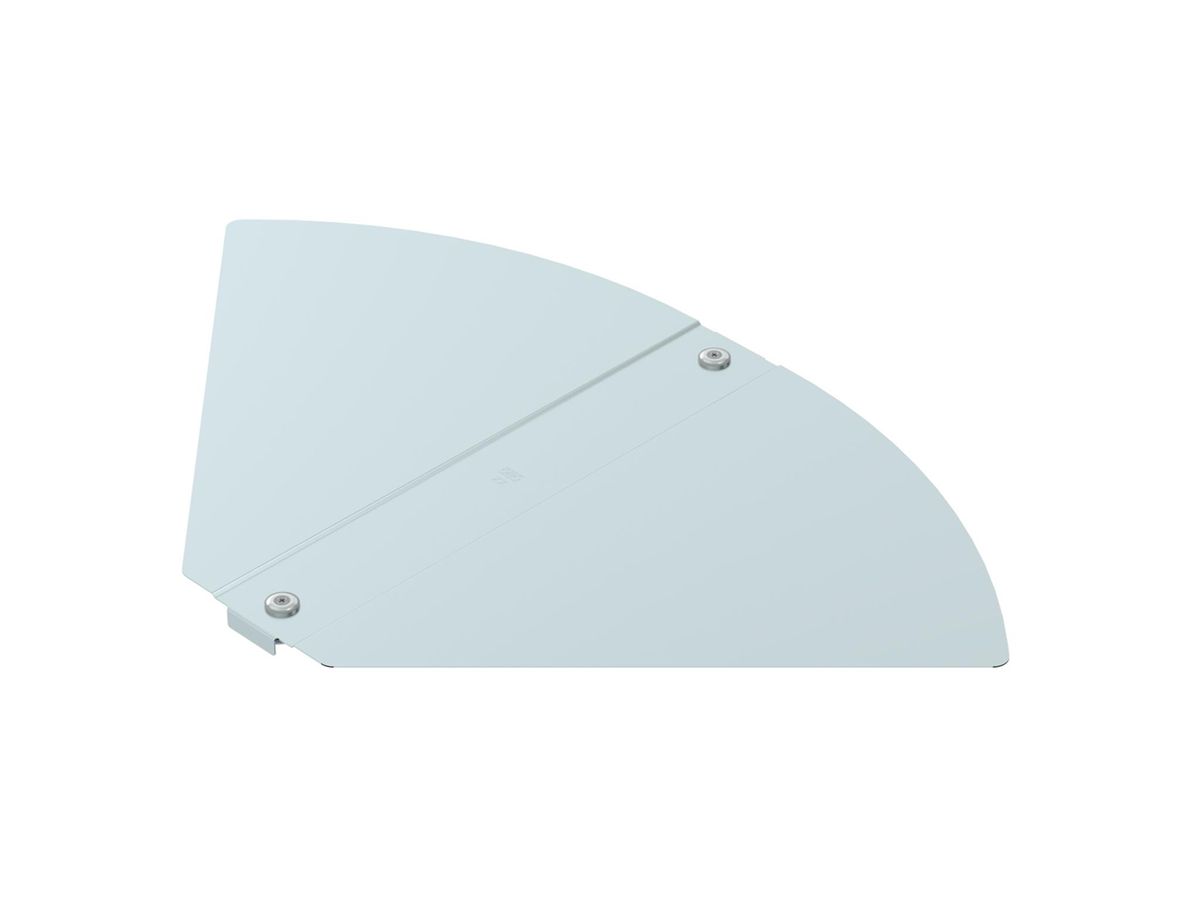 Deckel BET RBD W zu Bogen verstellbar 400mm Stahl bandverzinkt Zink-Aluminium