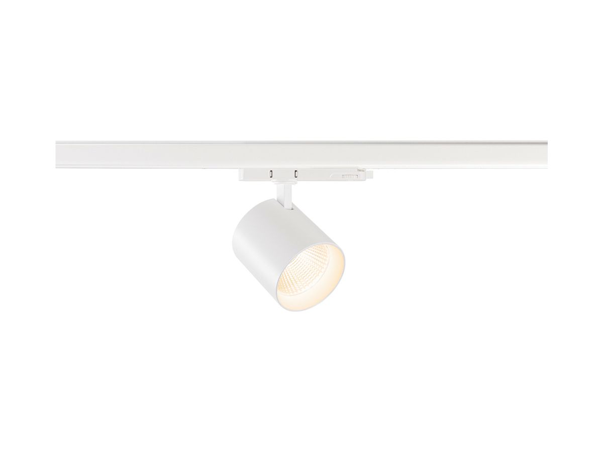 LED-Spot SLV TS C 17W 2450lm 930 50° AD3PH Ø100×105mm weiss