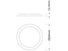 Zierring LEDVANCE COMFORT Aluminium Ø160×12.4mm schwarz