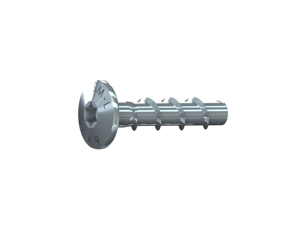 Linsenkopf-Betonschraube TILCA TSM L 6×30 LiKo T30