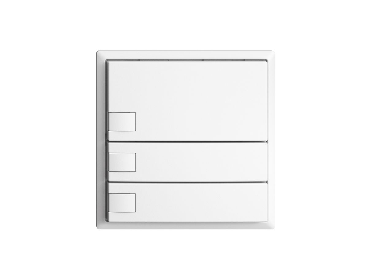 UP-Taster KNX 3-fach EDIZIOdue weiss RGB ohne LED