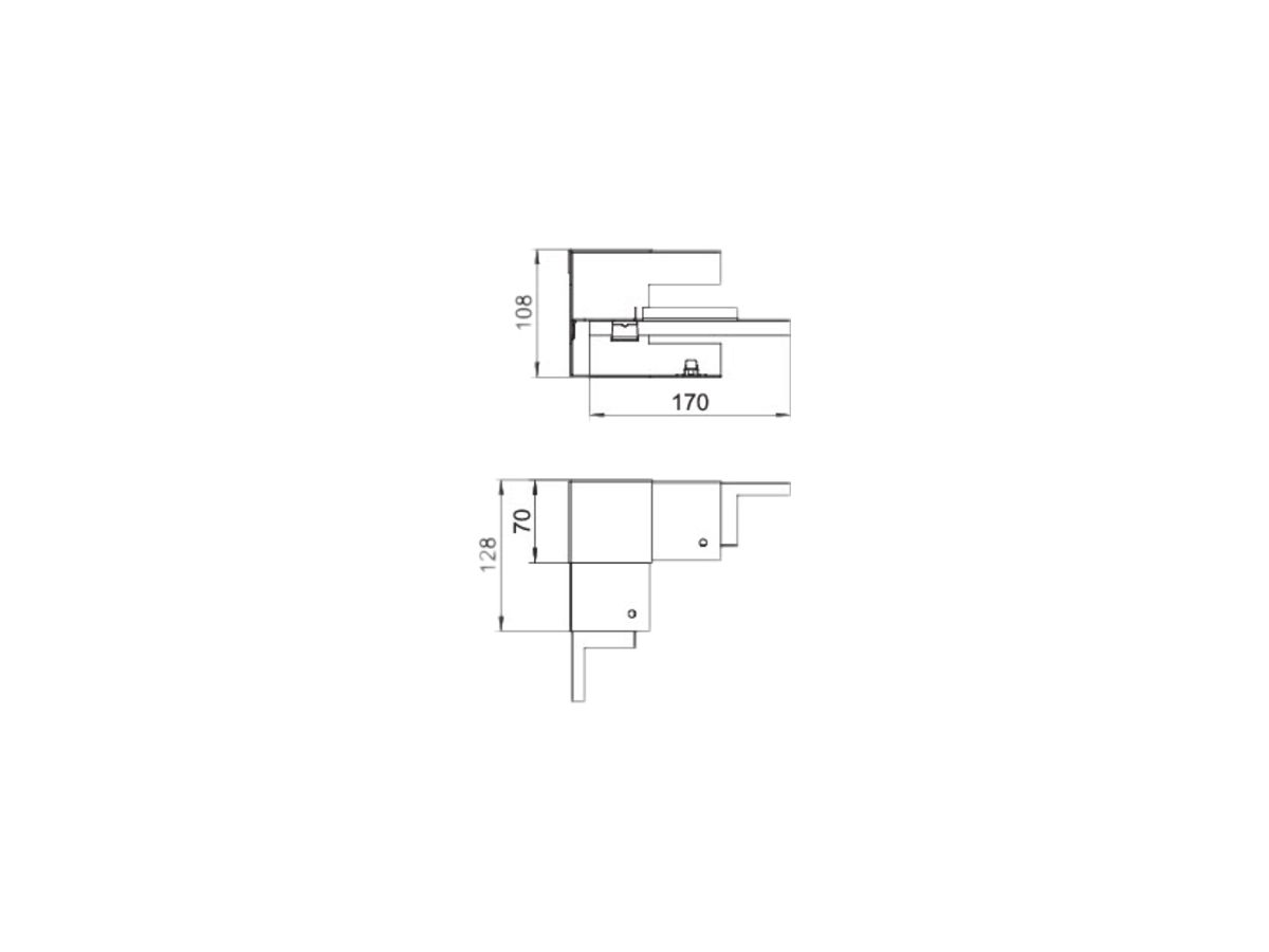 Inneneck Bettermann GS-SI70110 reinweiss