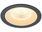 EB-LED-Deckenleuchte SLV NUMINOS L 17W 2500lm 3000K WB DALI DIM Ø130×85mm sz/ws