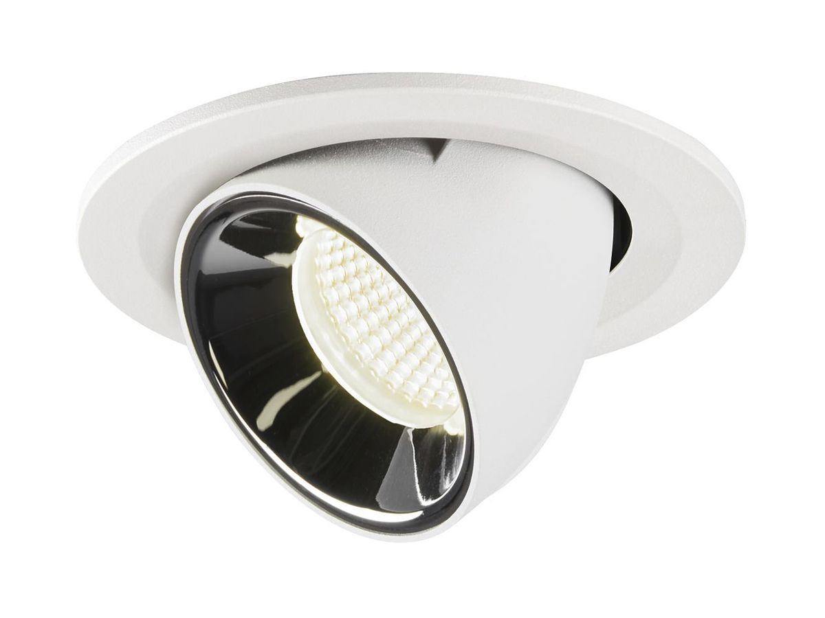 EB-LED-Downlight SLV NUMINOS GIMBLE S, 8.6W 250mA 750lm 4000K 40° ws/chr