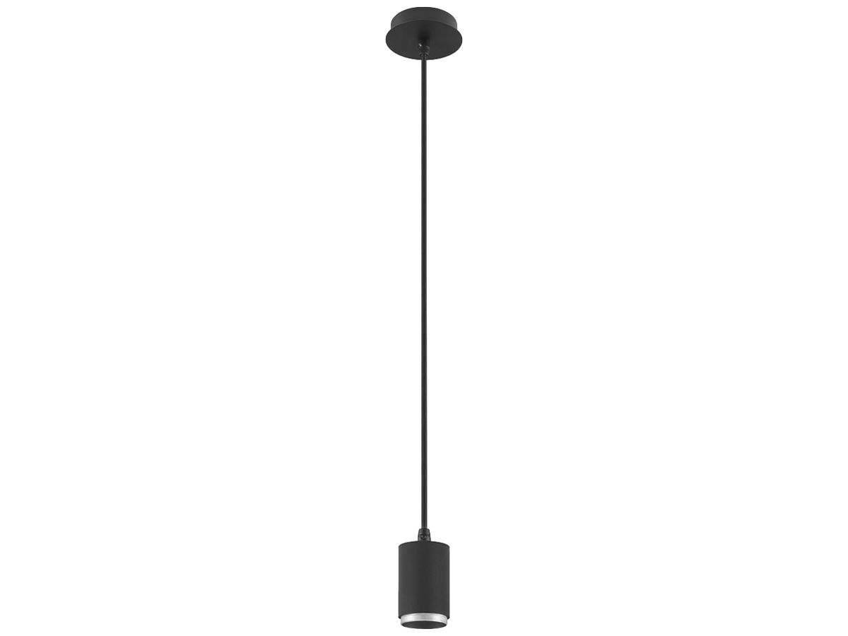 Pendelleuchte SLV LALU E27 1×0…10W Ø50mm schwarz