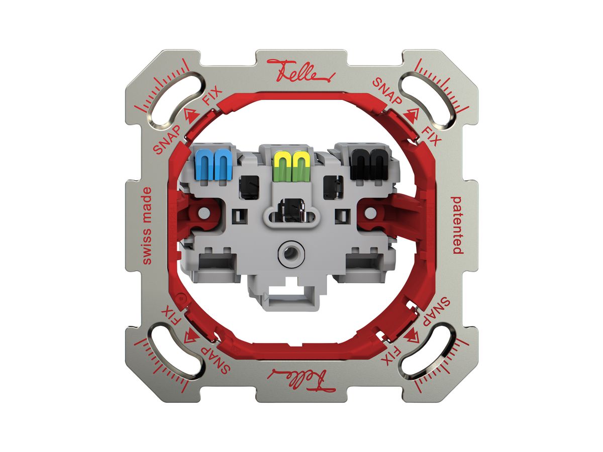 UP-Steckdose Feller Snapfix® 1×T23 16A 250V 77×77×44mm