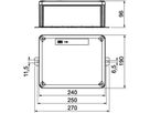 Kabelabzweigkasten Bettermann E30-E90 unbestückt 240×190×95mm or