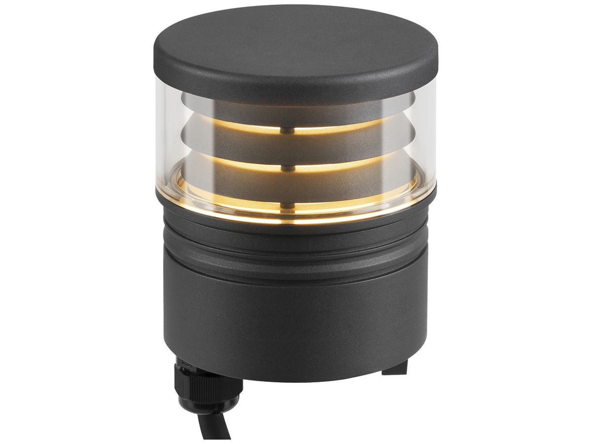 LED-Leuchtenkopf SLV M-POL S Louver 11W 145lm 927/930 IP65 Ø120.9mm anthr.