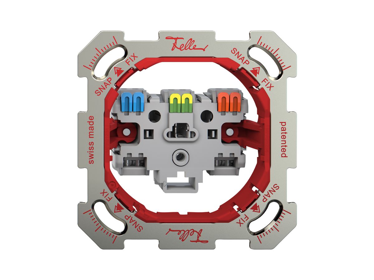 UP-Steckdose Feller Snapfix® 1×T13 10A 250V 77×77×44mm