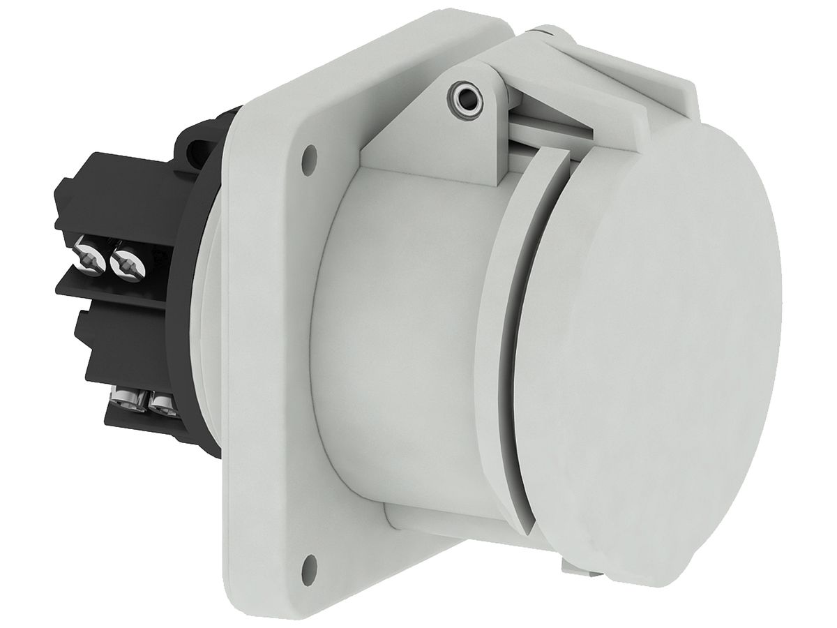 EB-Steckdose Bals CEE TE 63A 5P >50V 1h IP44 Ni 107×107mm