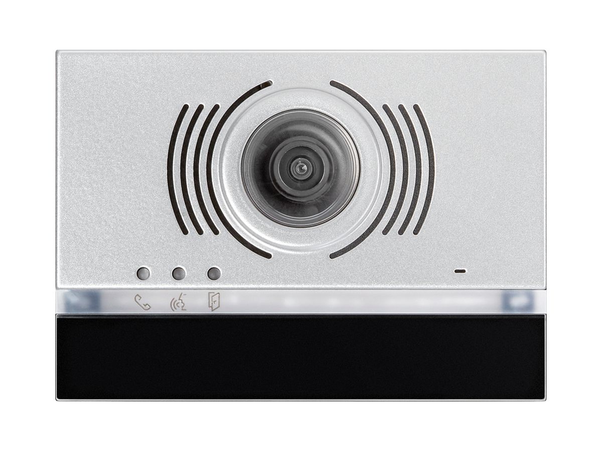 Frontplatte für Kamera- und Türlautsprechermodul Urmet Alpha, IP55, schwarz