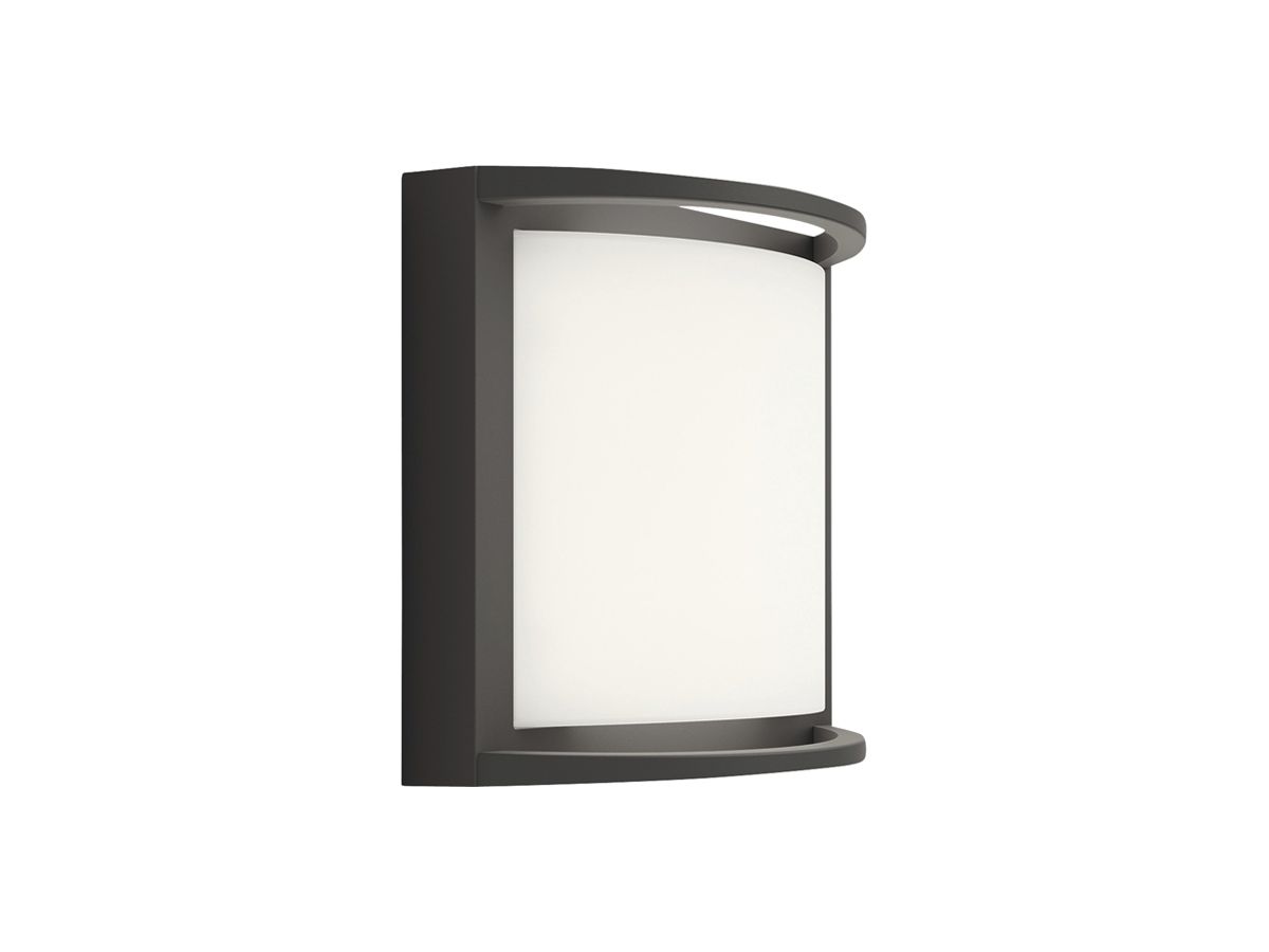 LED-Wandleuchte Philips Samondra 3.8W 800lm 827 IP44 anthrazit